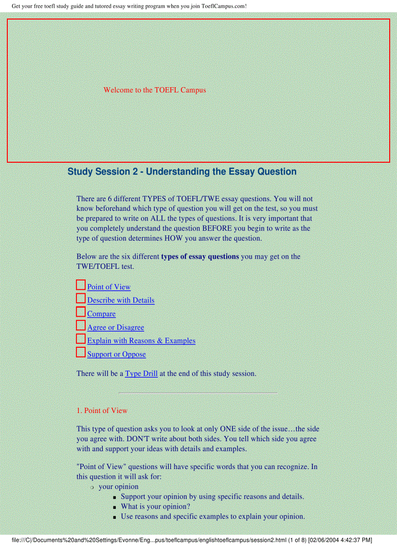 image for page Essay writing program