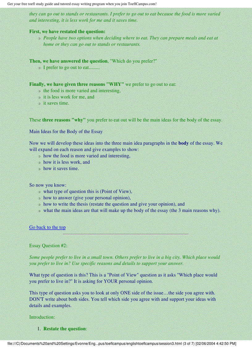 image for page Essay writing program