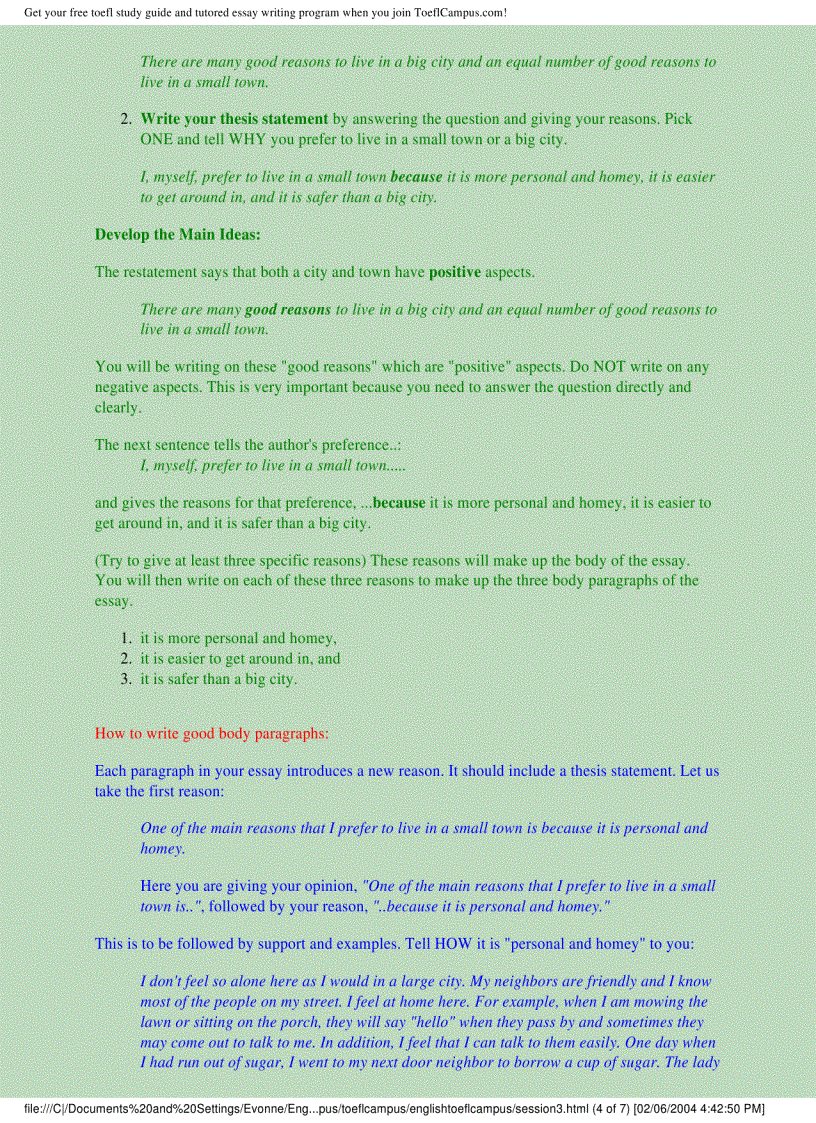 image for page Essay writing program