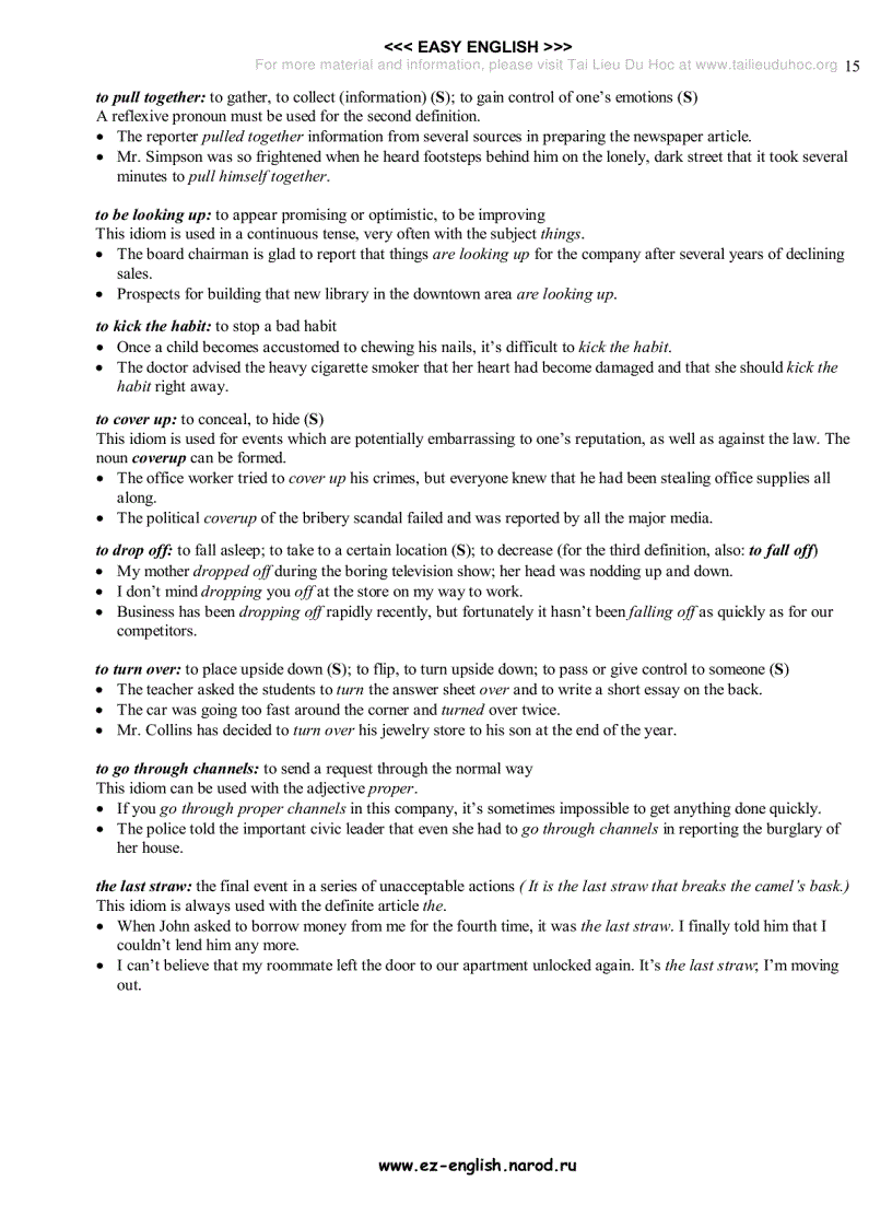 image for page Essential English Idioms Advanced