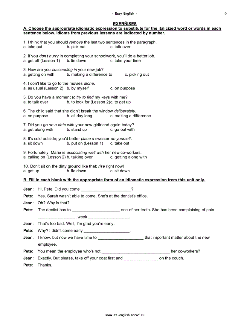 image for page Essential English Idioms