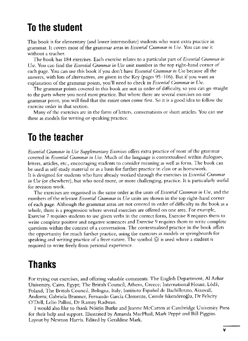 image for page Essential Grammar in Use Supplementary Exercises