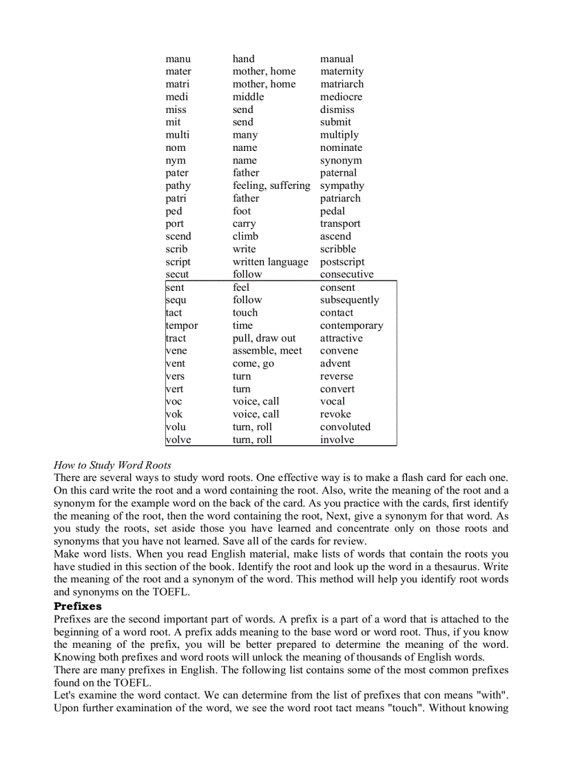 image for page Essential Words for the Toefl