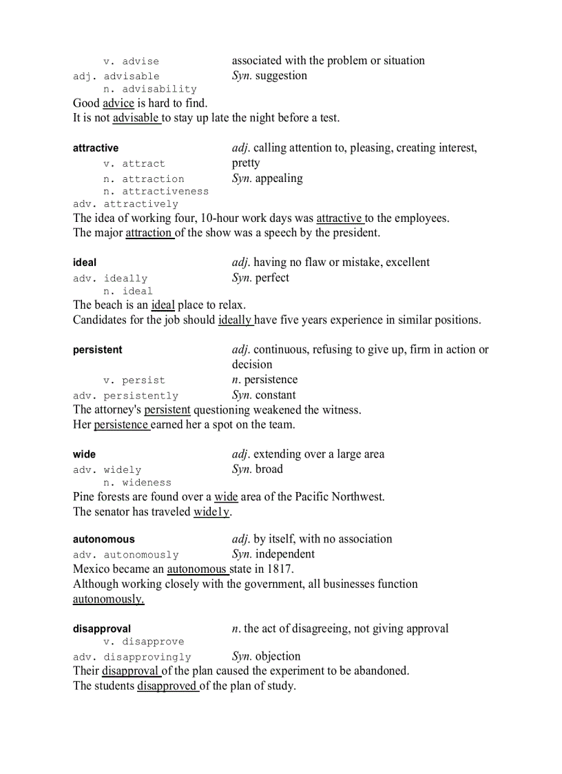 image for page Essential Words for the Toefl