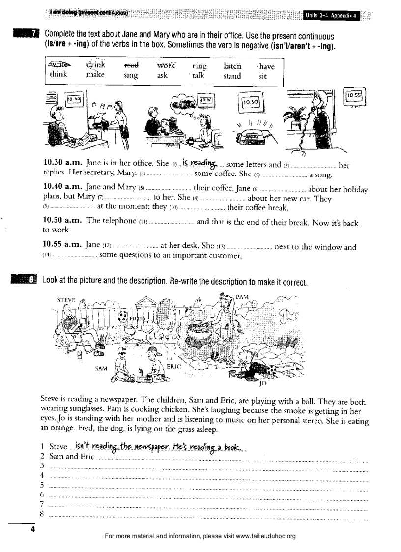 image for page Essential Grammar In Use Supplementary Exercises 1