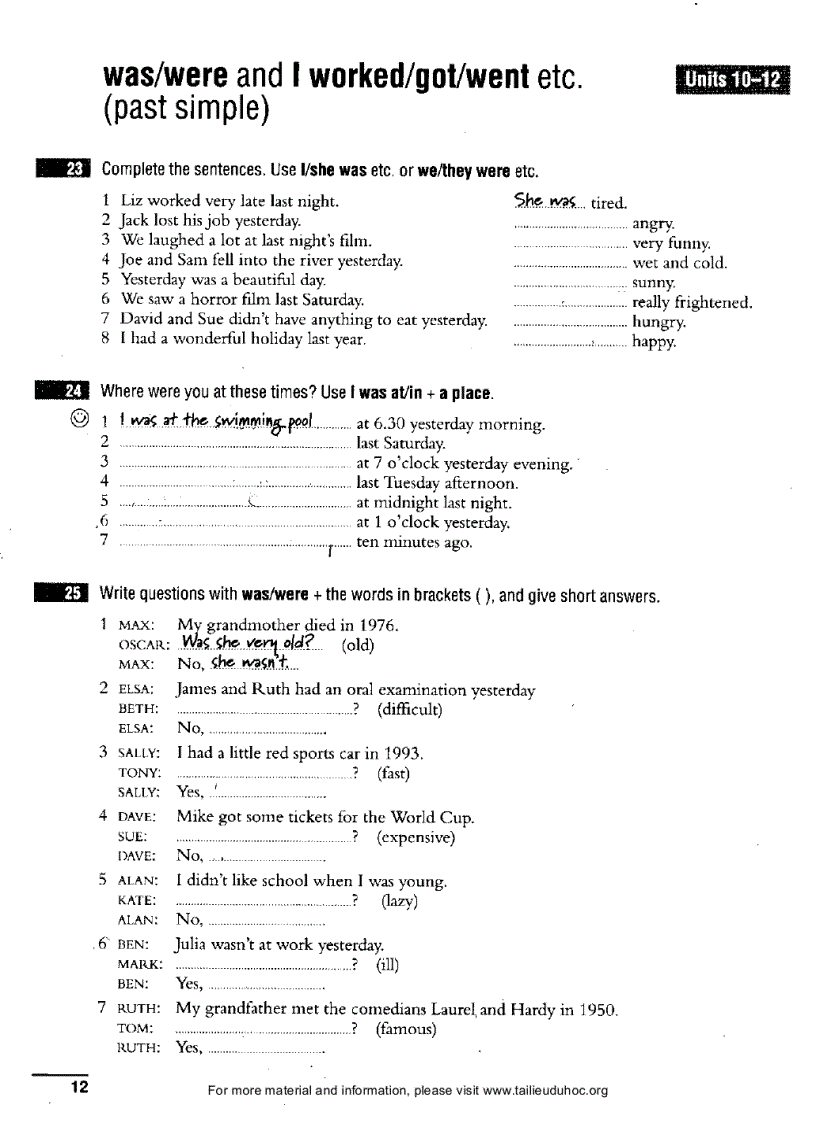 image for page Essential Grammar In Use Supplementary Exercises 1