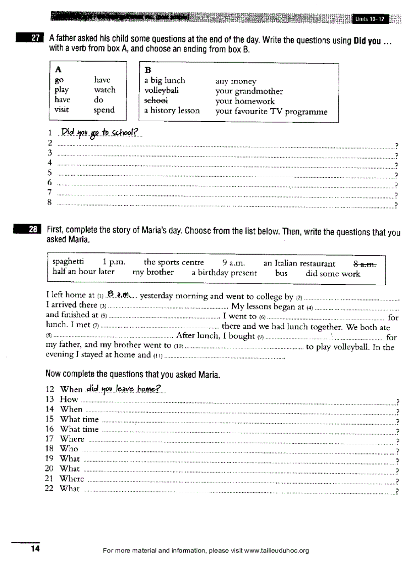 image for page Essential Grammar In Use Supplementary Exercises 1