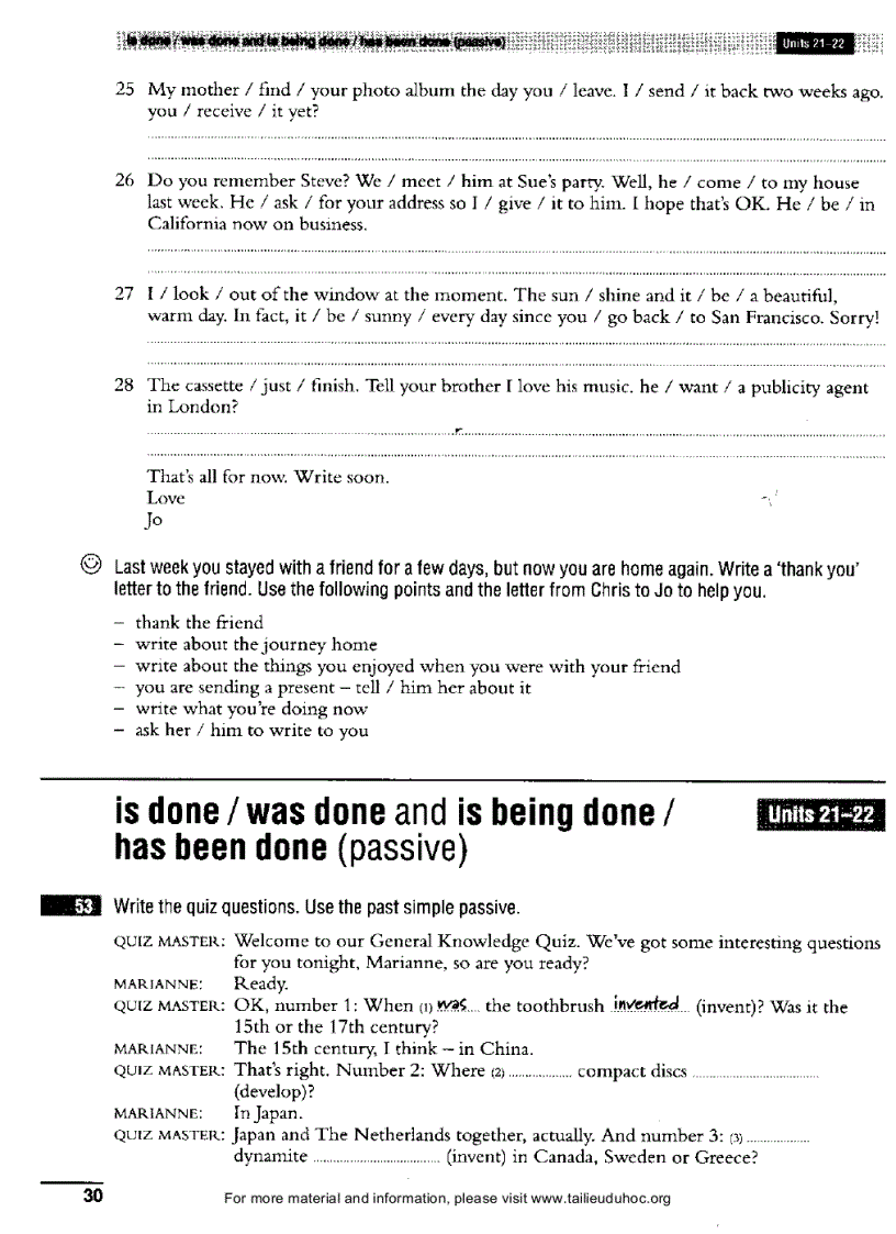 image for page Essential Grammar In Use Supplementary Exercises 1