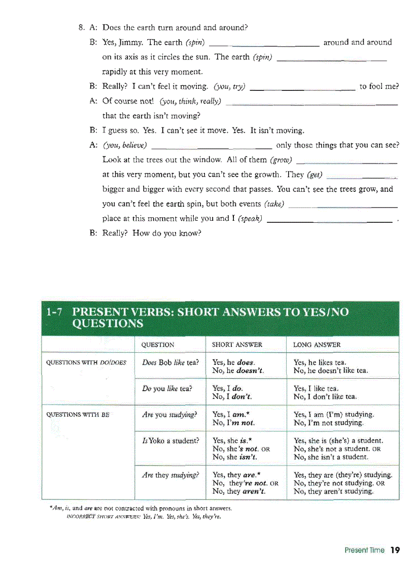 image for page Fundamentals of English Grammar Third Edition With Anawer Key