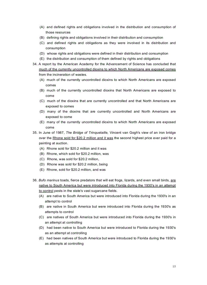 image for page Gmat Sentence corection
