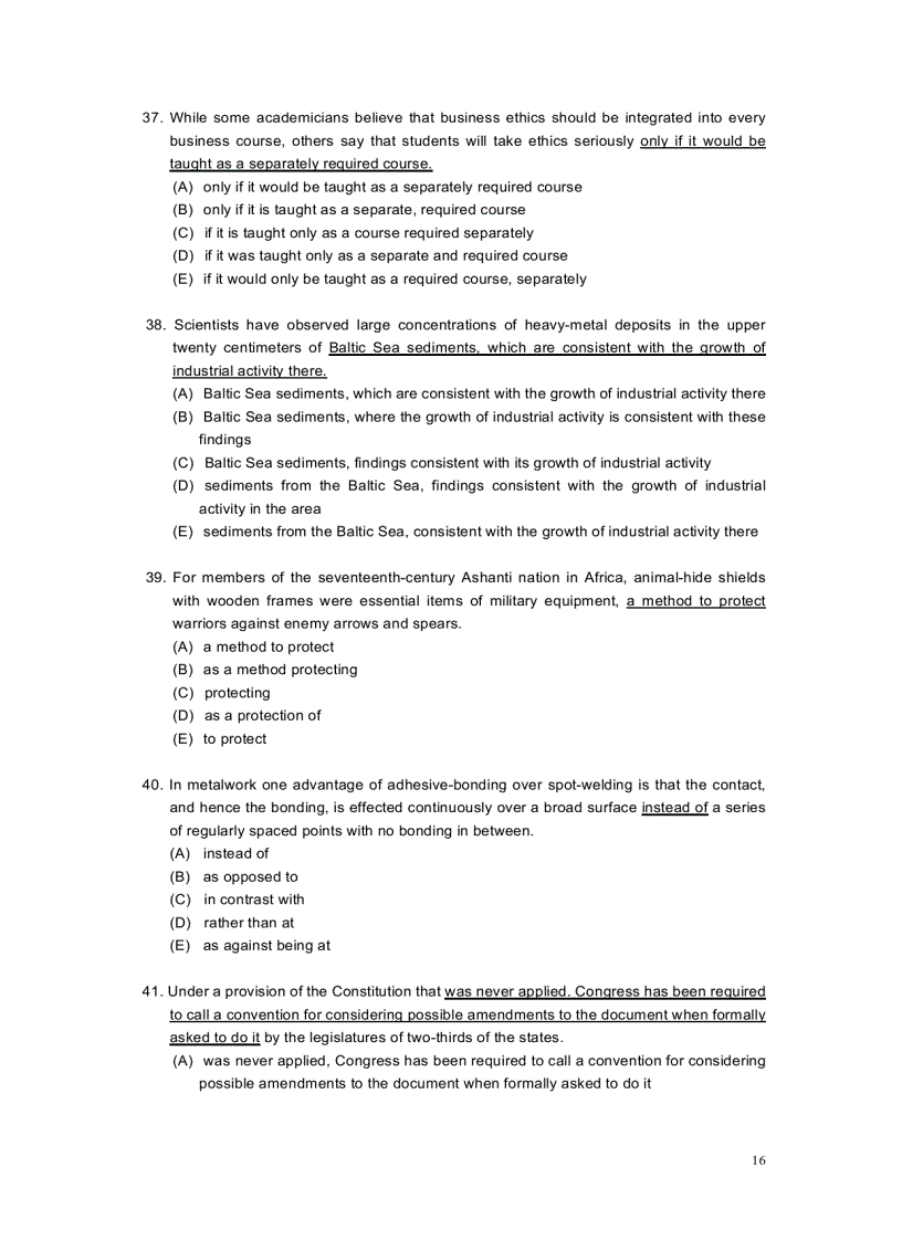 image for page Gmat Sentence corection