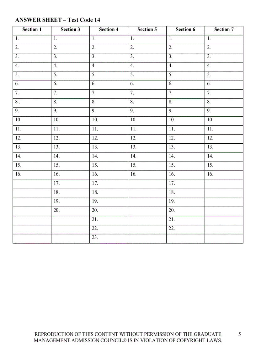 image for page GMAT Test 14