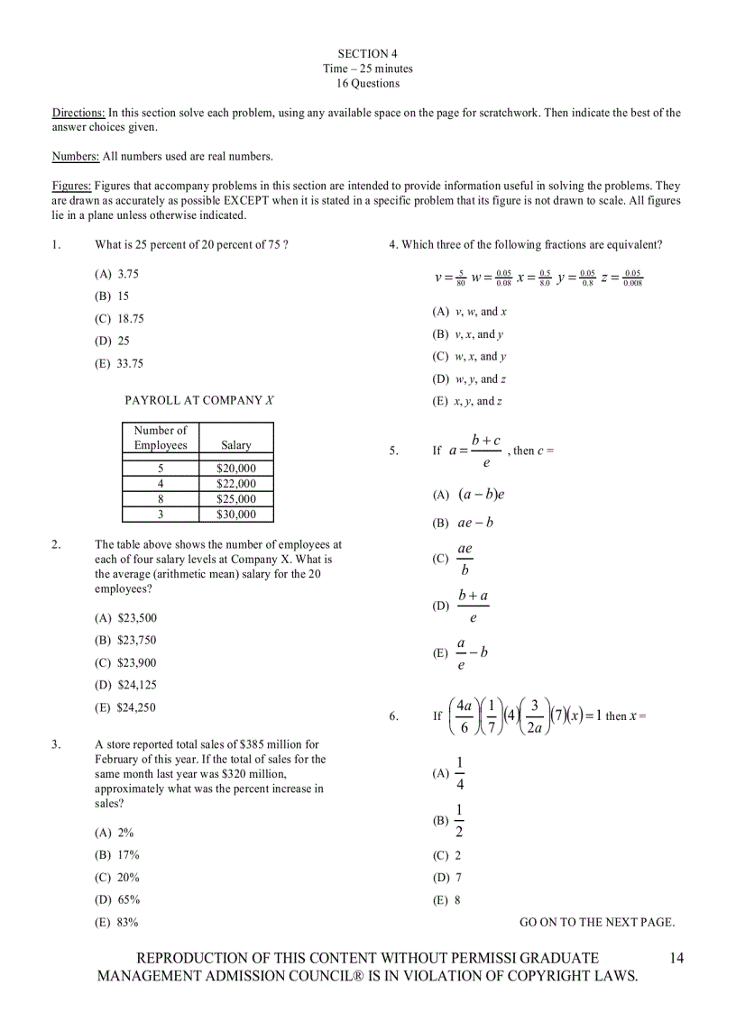 image for page GMAT Test 42