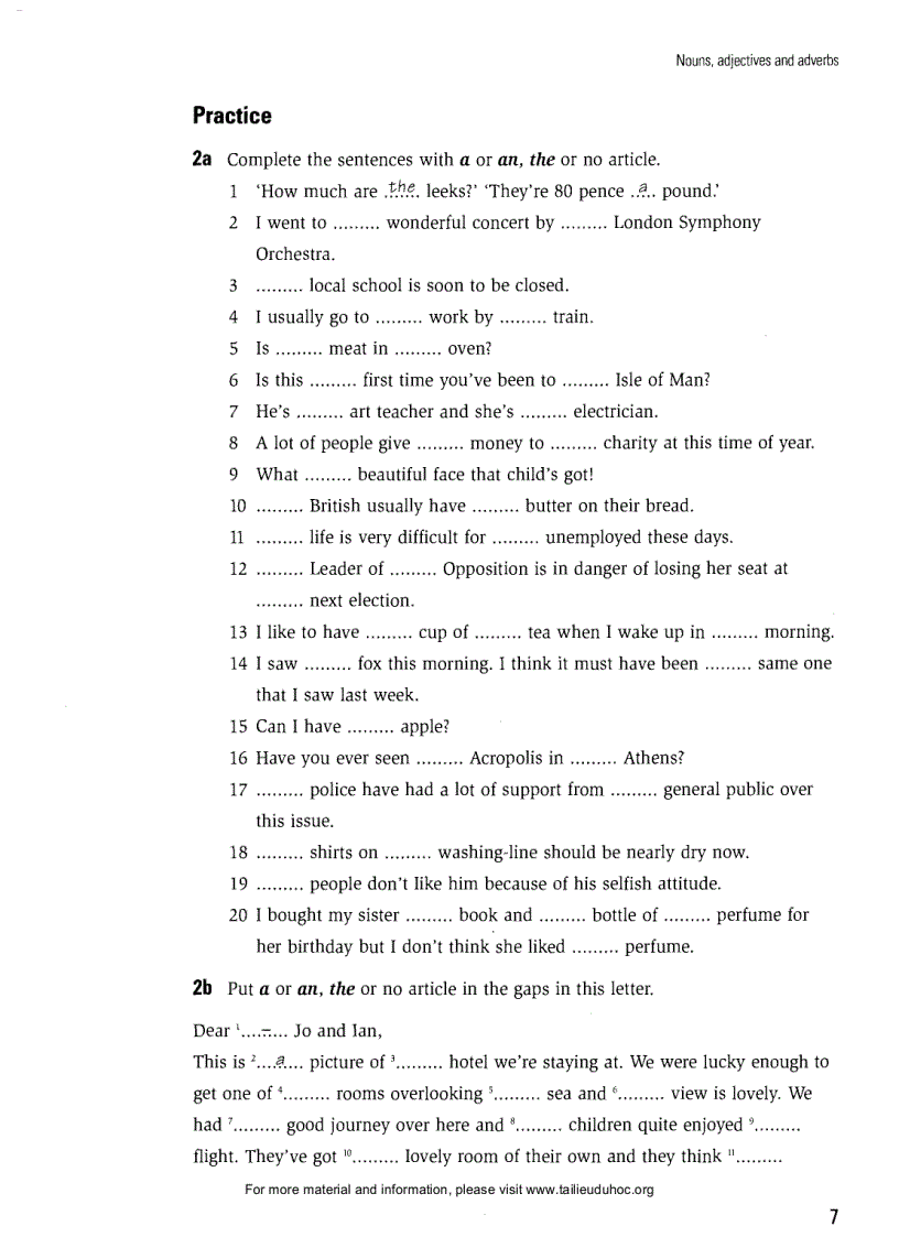 image for page Grammar Practice for Upper Intermediate Students with key