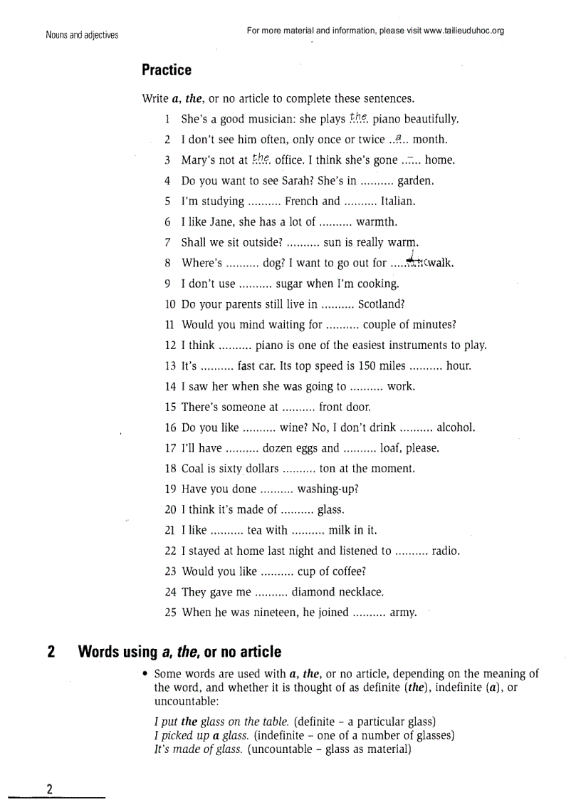 image for page Grammar Practice for Intermediate Students 1