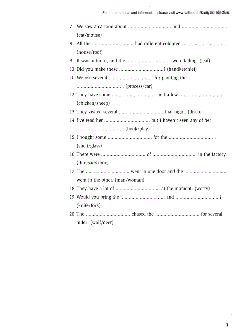 image for page Grammar Practice for Intermediate Students 1