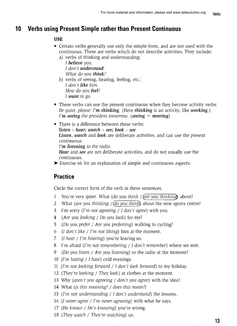 image for page Grammar Practice for Intermediate Students 1