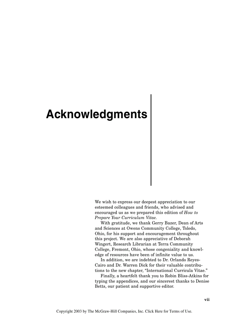 image for page How To Prepare Your Curriculum Vitae