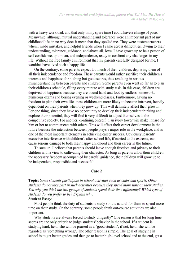 image for page Hướng dẫn Ví dụ về writing