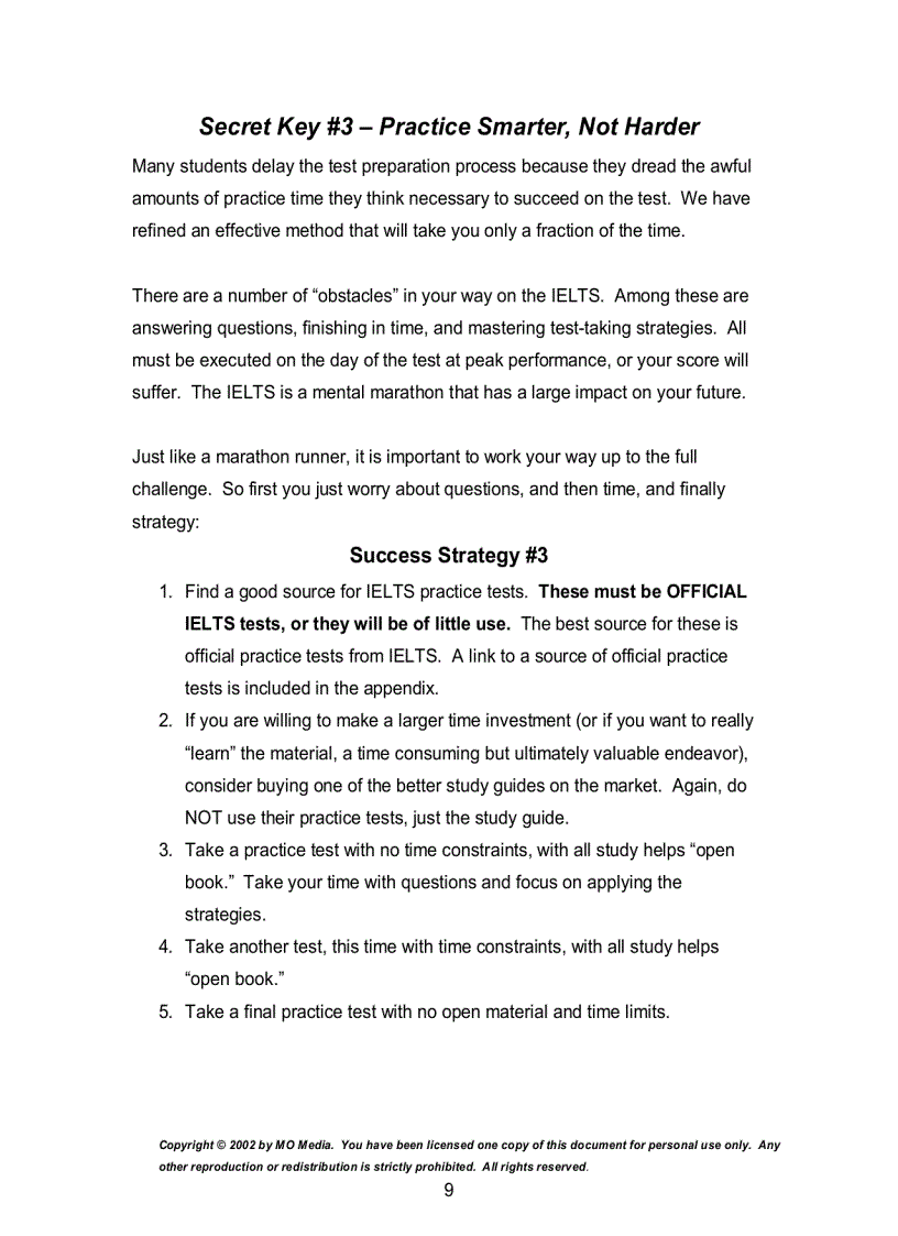 image for page IELTS Secrets