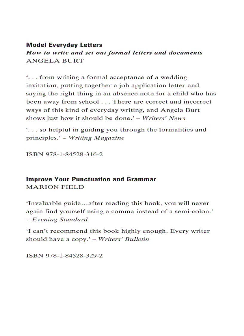 image for page Improve your Written English