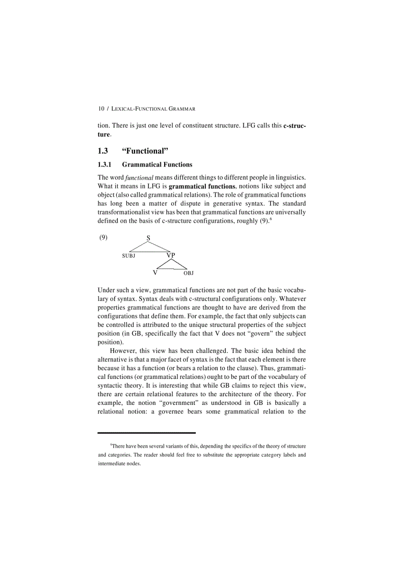 image for page Lexical Functional Grammar