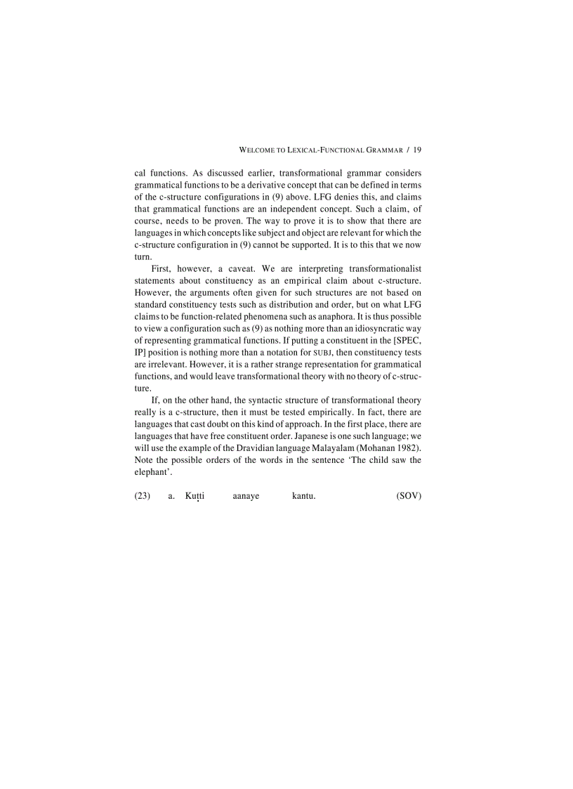 image for page Lexical Functional Grammar