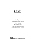 LEXIS ACADEMIC VOCABULARY STUDY