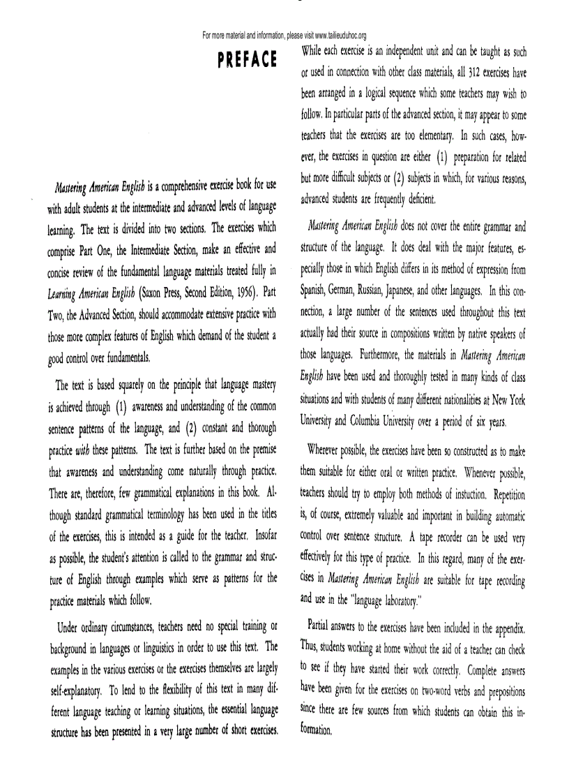 image for page Mastering american english