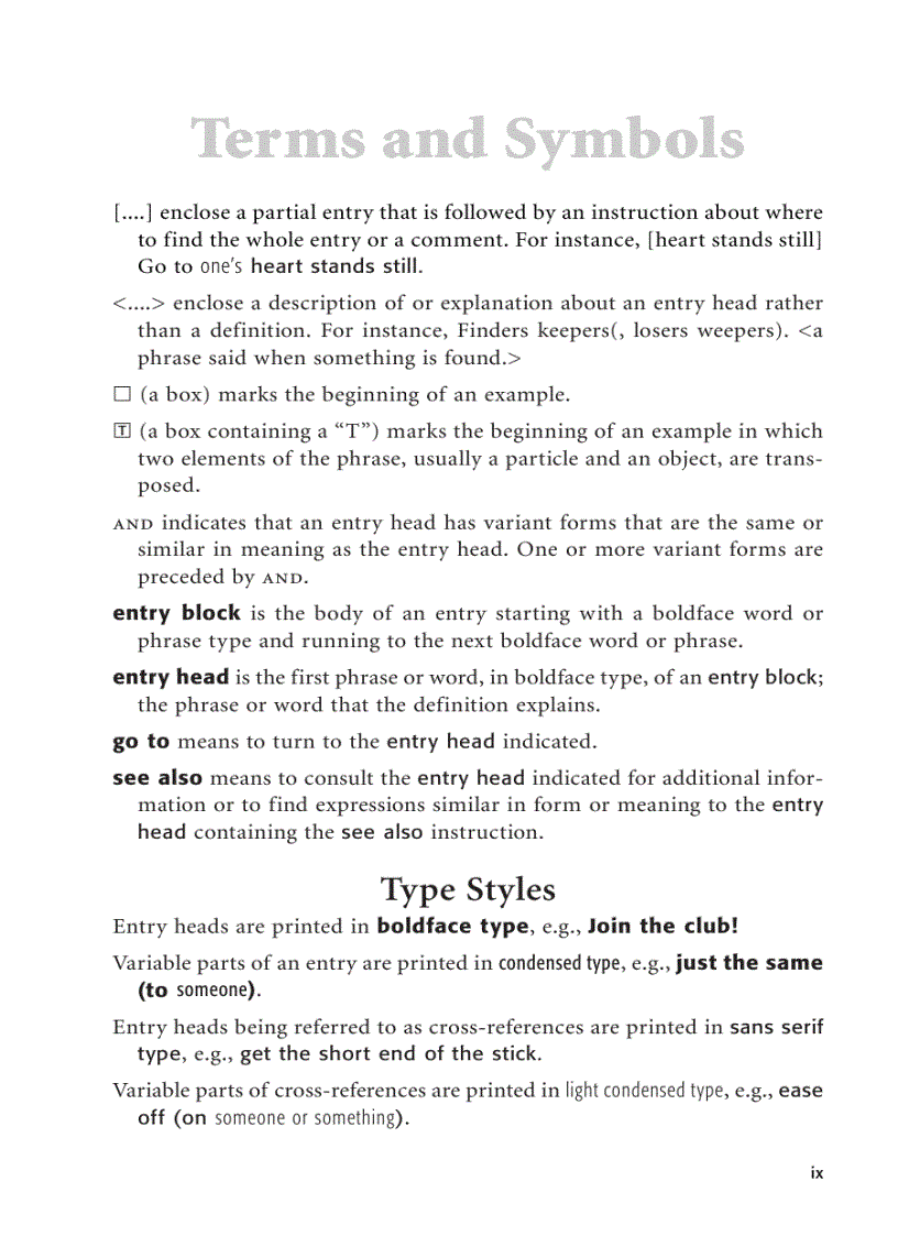 image for page NTC s American Idioms Dictionary