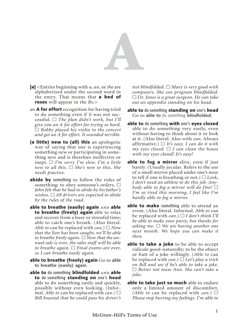 image for page NTC s American Idioms Dictionary