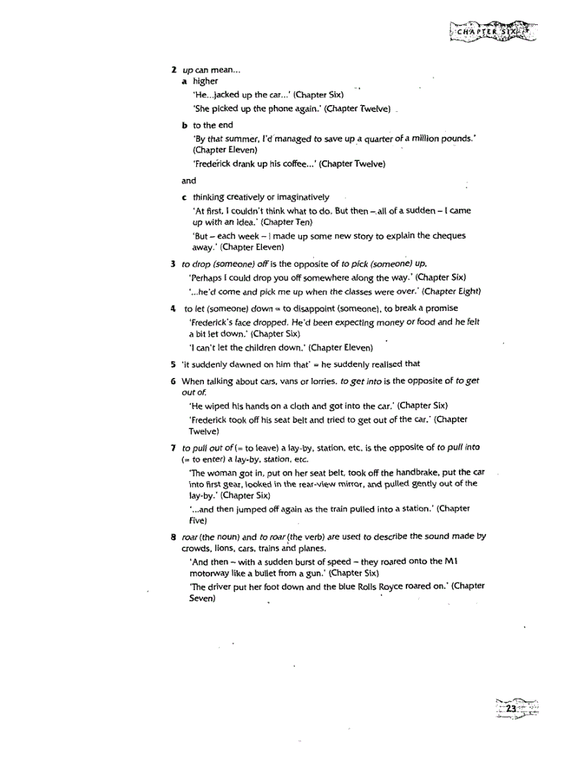 image for page Phrasal Verbs In Context split