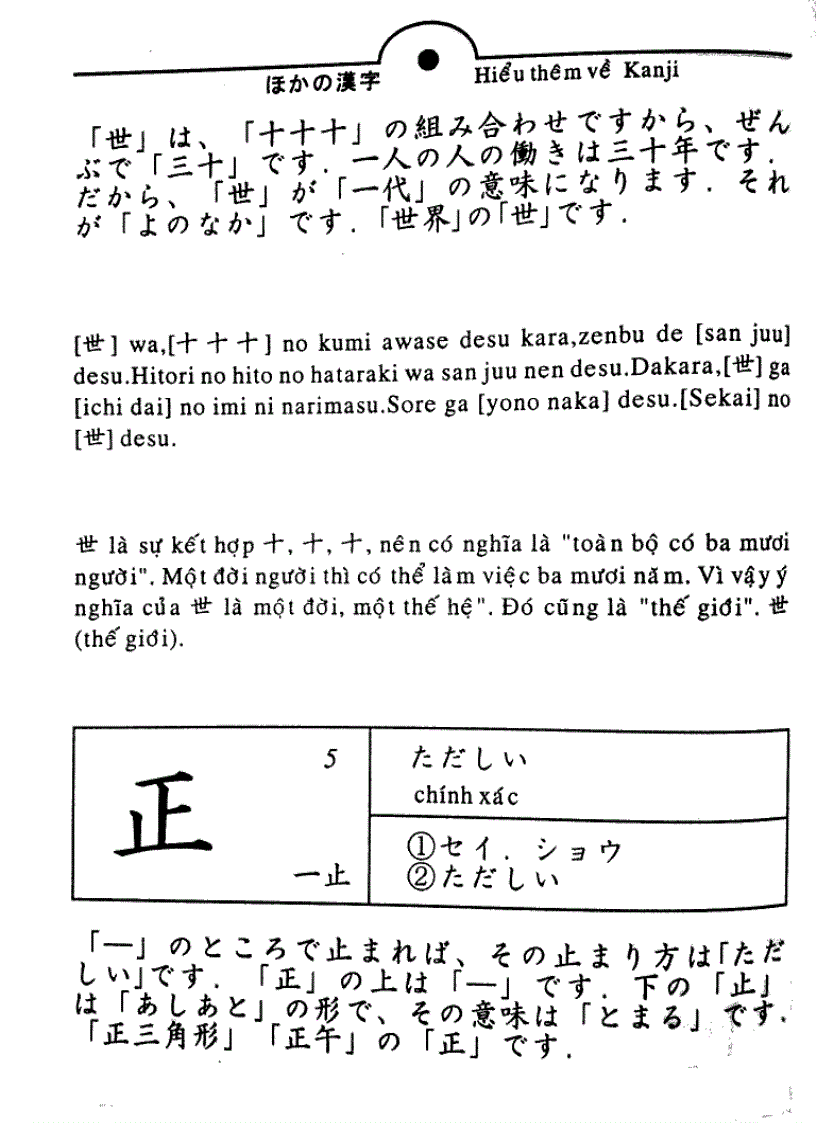 image for page Quy tắc học Kanji trong tiếng Nhật Tập 1