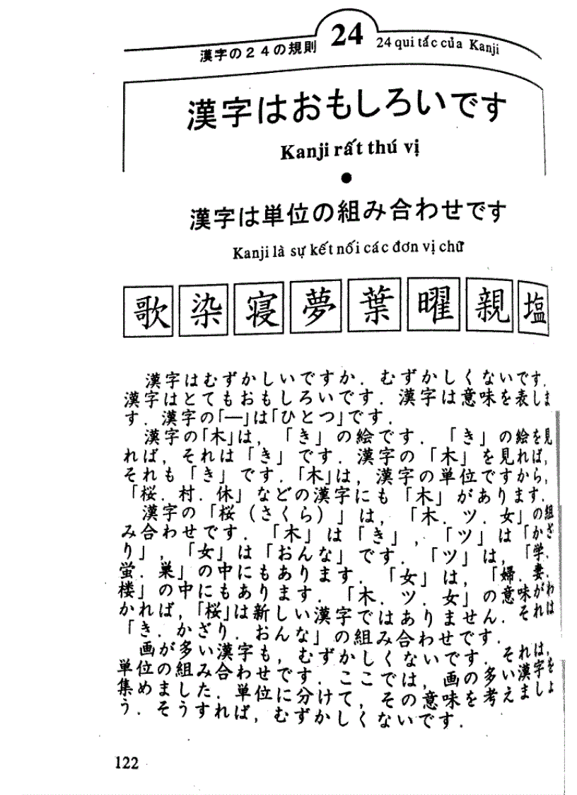 image for page Quy tắc học Kanji trong tiếng Nhật Tập 2
