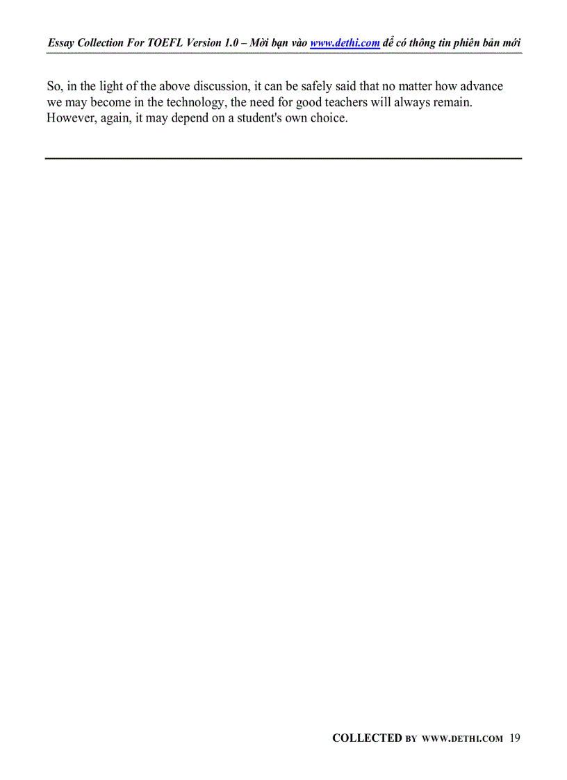 image for page Sample Essays For TOEFL