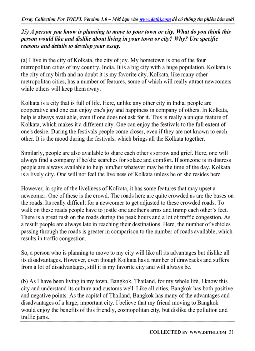 image for page Sample Essays For TOEFL