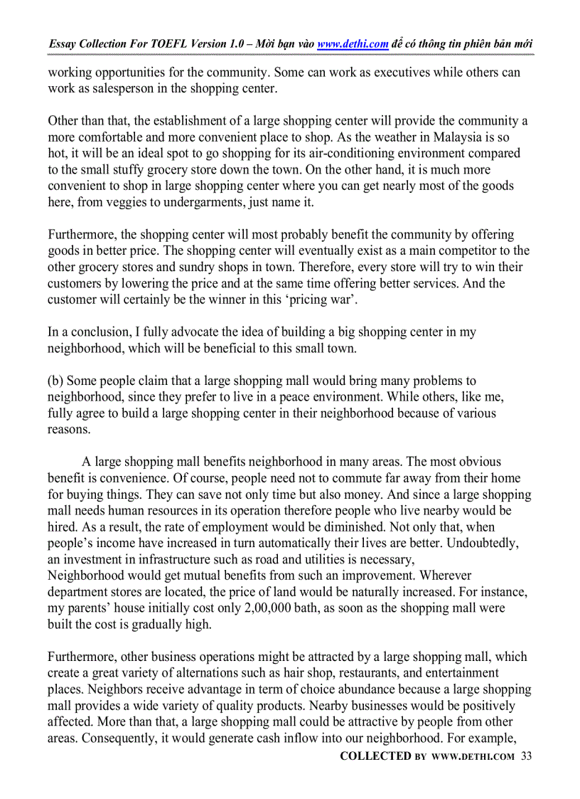 image for page Sample Essays For TOEFL