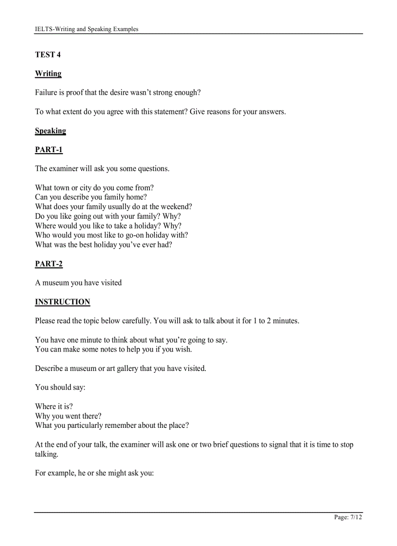 image for page Speaking Writing