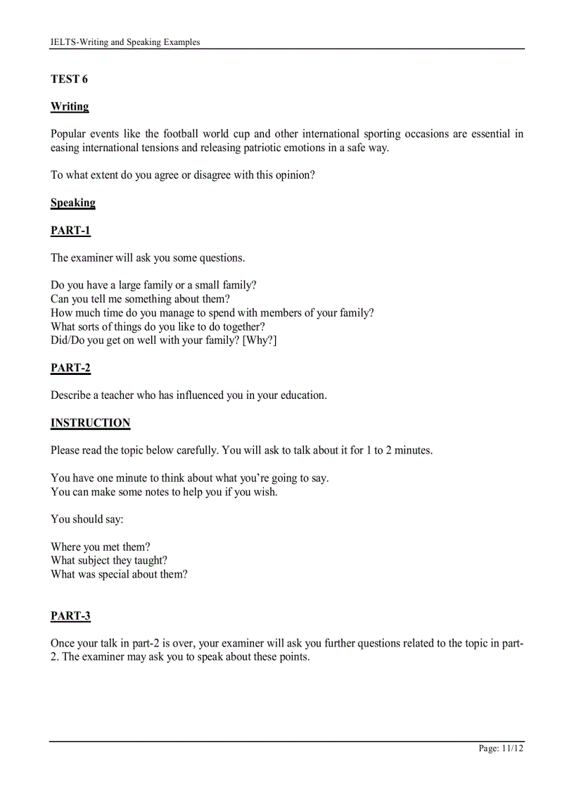 image for page Speaking Writing