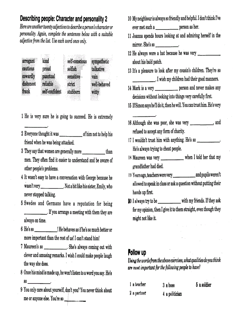 image for page Target Vocabulary 2 with key