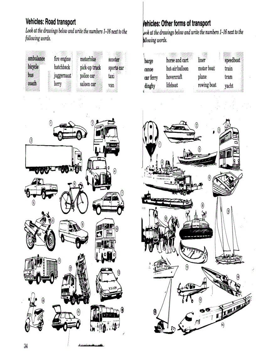 image for page Target Vocabulary 2 with key