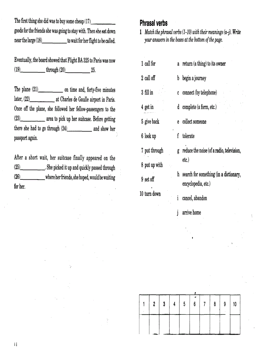 image for page Target Vocabulary 2 with key