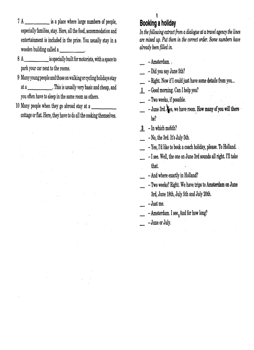 image for page Target Vocabulary 2 with key