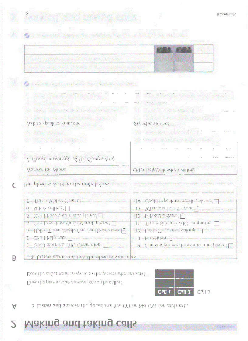 image for page Telephone English