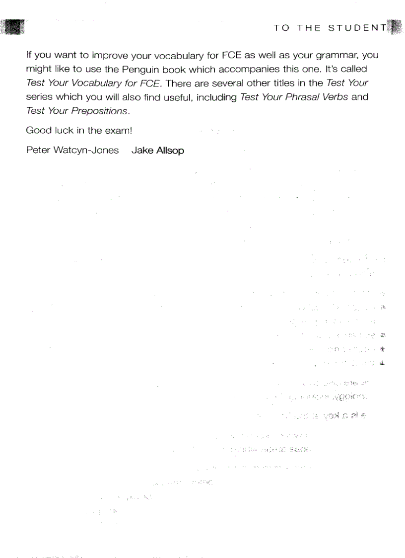 image for page Test Your Grammar And Usage For FCE