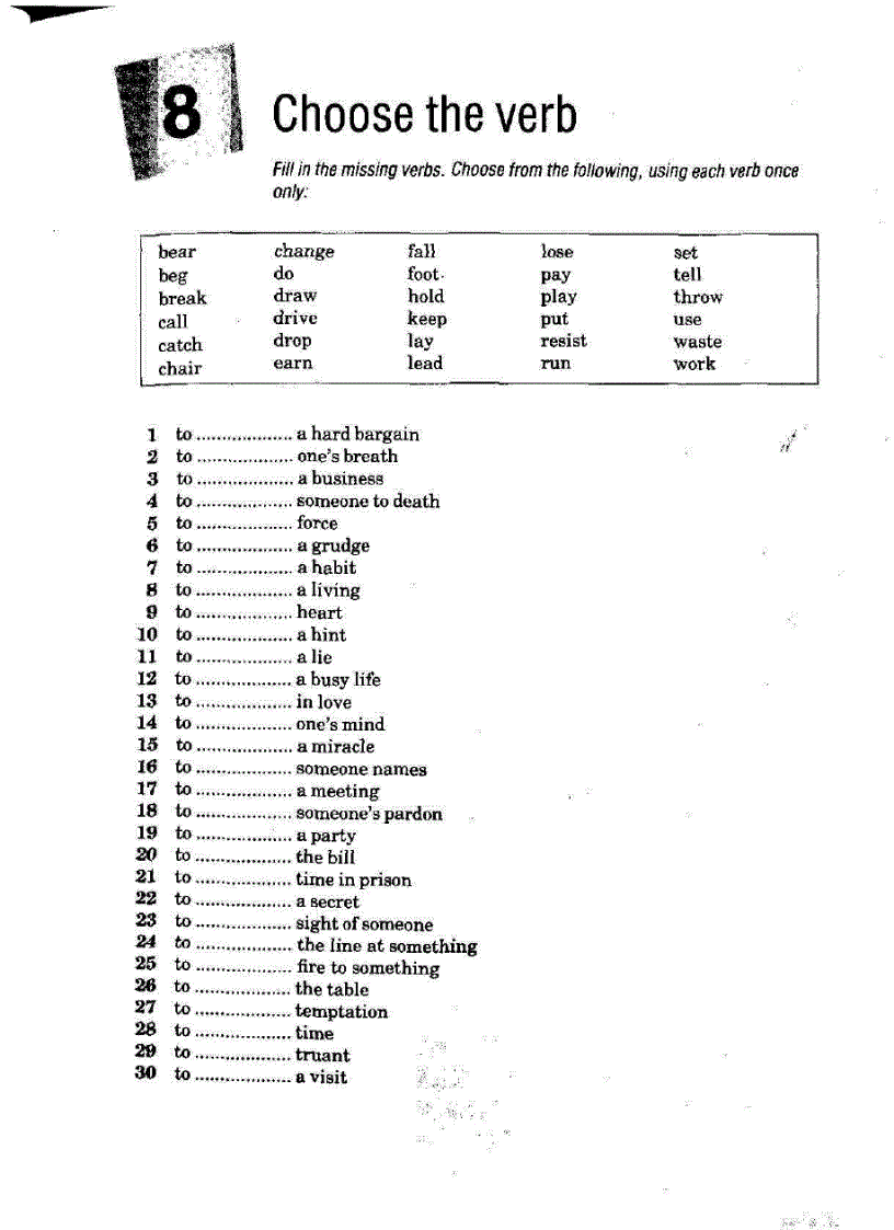 image for page Test your idioms