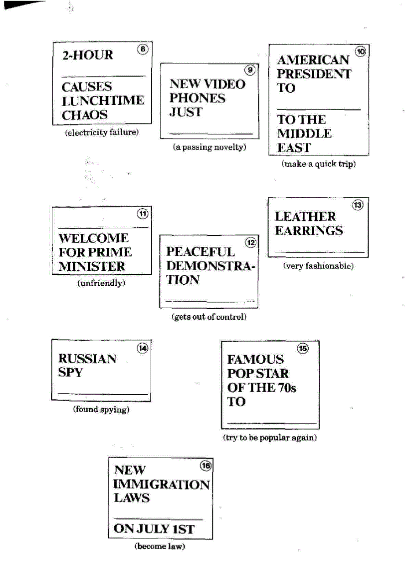 image for page Test your idioms