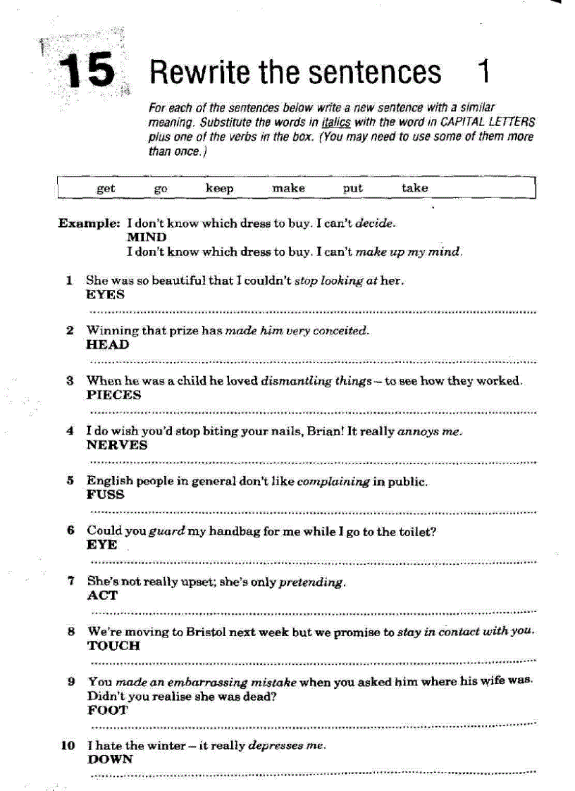 image for page Test your idioms