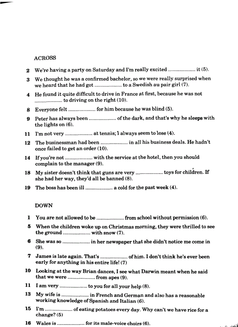 image for page Test Your Prepositions