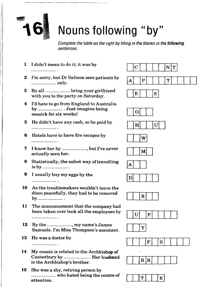 image for page Test Your Prepositions